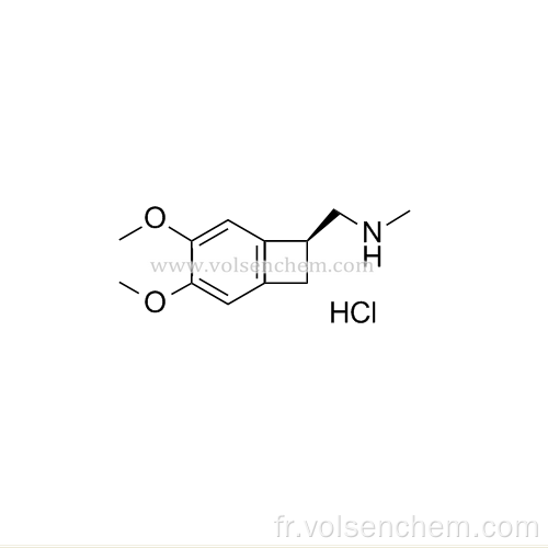 CAS 866783-13-3, Hydrochlorure d&#39;Ivabradine Intermédiaires (1S) -4,5-Diméthoxy-1 - [(méthylamino) méthyl] benzocyclobutane